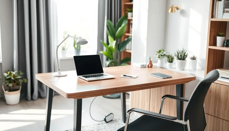 hidden computer desk