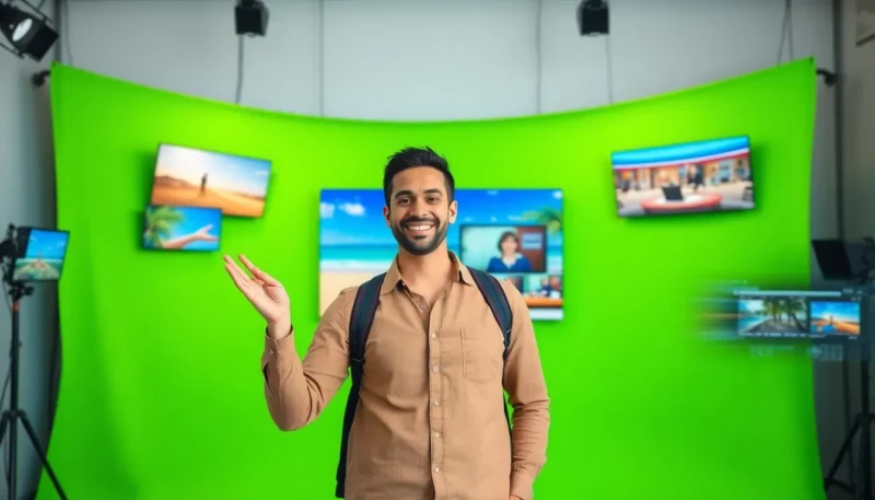 computer green screen